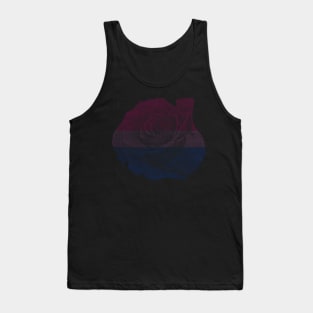 Bi pride ascii rose Tank Top